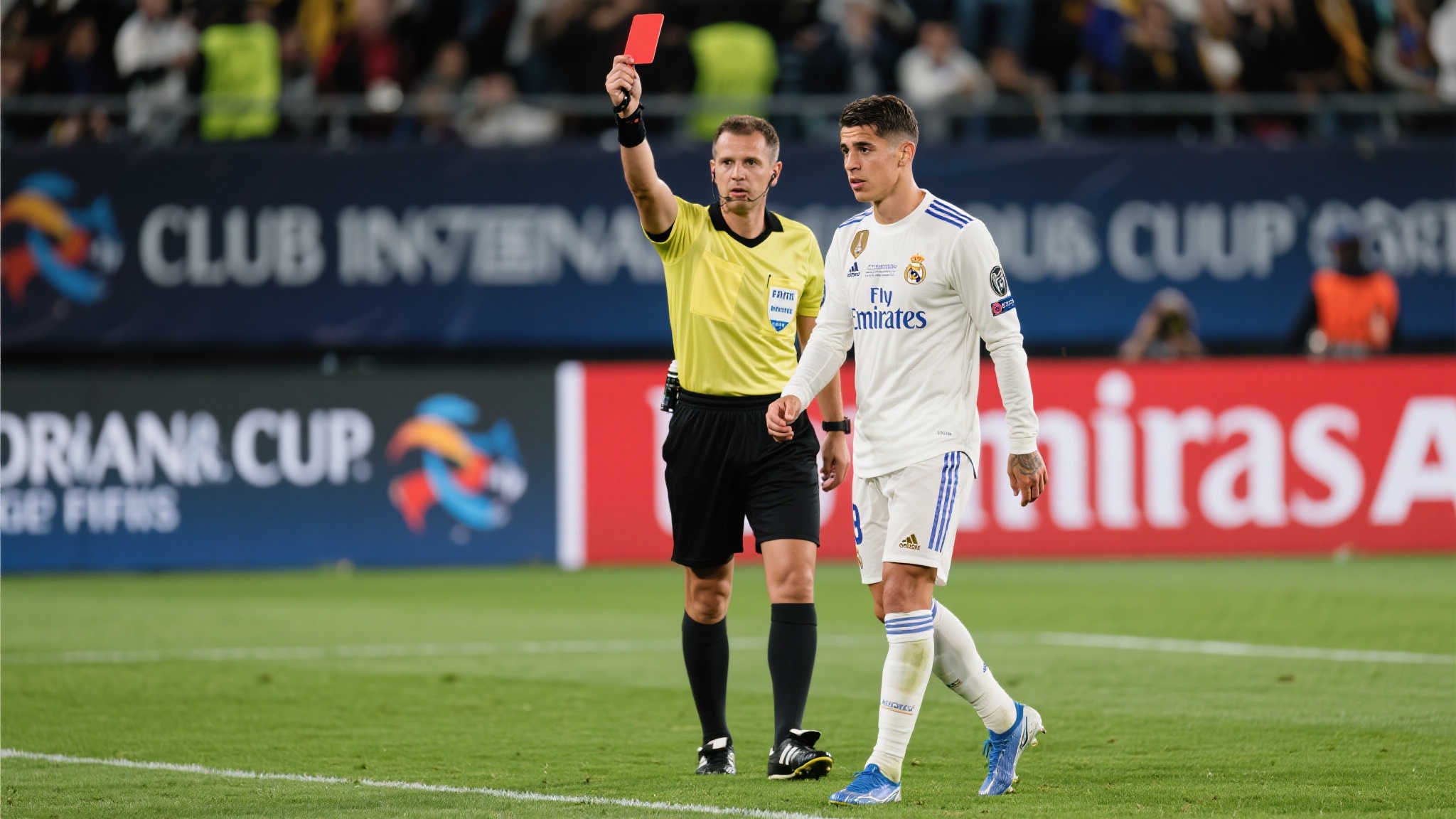 第7分钟染红,阿森西奥创下俱乐部洲际杯65年未见之纪录 第7分钟染红,阿森西奥创下俱乐部洲际杯65年未见之纪录